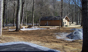 Roan Mountain State Park campground new accessible bathhouse